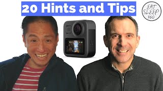 Gopro Max Camera 20 Tips and Tricks [upl. by Fowle]