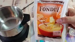 Recette de Fondue au Fromage sans alcool pour grands et petits  Idées plat pour lhiver en famille [upl. by Maibach974]