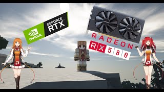 Minecraft RTX Ray Tracing On AMD RX 580 [upl. by Thekla]