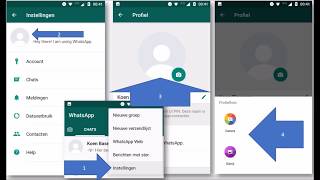 15 WhatsApp op Android profielfoto aanpassen [upl. by Irish]