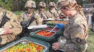 How US Military Feeds 1000s of Soldiers During Rush Hour in Forest [upl. by Faline322]