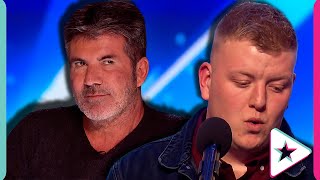 Nervous Singer Proves Simon WRONG and Gets A GOLDEN BUZZER on Britains Got Talent [upl. by Atinor]