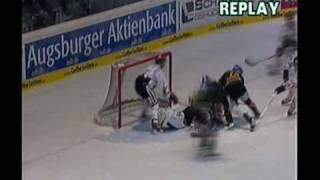 Videohighlights  Augsburger Panther vs Krefeld Pinguine  18102009 [upl. by Natiha]