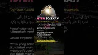 ISTERI SOLEHAH IDAMAN suamiistri solehah katabijak quotes shorts islam islamiqoutes [upl. by Eisnyl401]