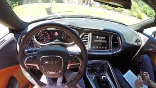 2015 Dodge Challenger SRT Hellcat Manual POV [upl. by Bealle]