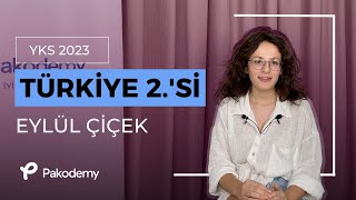 YKS2023 Türkiye 2si Eylül Çiçek sınava nasıl hazırlandı yks2023 yks2024 yks tyt ayt [upl. by Eimaraj]