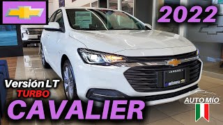 💛 Chevrolet CAVALIER LT 2022 13 L TURBO  Versión Intermedia  Todos los Detalles 💜 Ficha técnica [upl. by Camile]