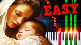 Away in a Manger  EASY Piano Tutorial [upl. by Econah116]