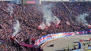 La Fiesta de Los De Abajo ante Colo colo 2024  El Bulla va caminando para pedrero [upl. by Tomaso212]