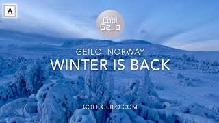 Winter is back in Geilo Norway  CoolGeilocom  allthegoodiescom [upl. by Letnwahs]