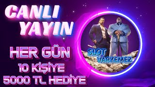 SLOT CANLI YAYIN 🔴 SLOT OYUNLARI 🔴10 KİŞİYE 250 TL HER AKŞAM slot slotizle casinogame [upl. by Miharba]