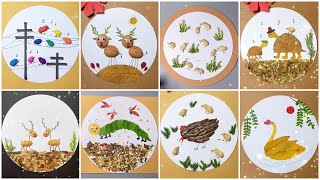 Creative Leaf Art Tutorial Make Cute Creatures and Sceneries [upl. by Finkelstein330]