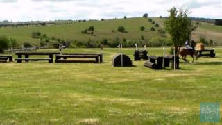 KERRIE ANN STEINHARDT riding ARIZONA PRINZE 240 CIC 1 Star Baxter Boots Lynton Horse Trials 2012 [upl. by Ecyarg]