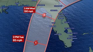 Tropics update Tropical Storm Idalia likely to be category 2 hurricane upon Florida landfall [upl. by Rebmeced619]