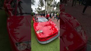 The Ferrari F40 LM an icon of speed and style arrives at the Cavallino Classic [upl. by Janot]