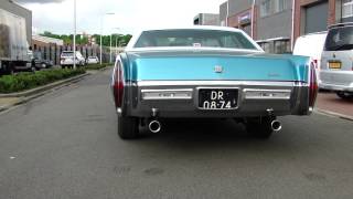 CADILLAC DE VILLE V8 Straight pipes Exhaust VERY LOUD system by Maxiperformance [upl. by Ahsikyw103]