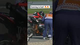 Kyle Wyman comes in hot at COTA 🔥 stock1000 Superbike cota [upl. by Atinnek806]