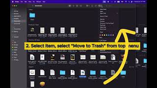 Delete items on MacOS [upl. by Daile]