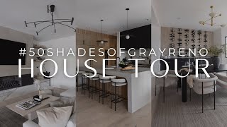 House Tour of a Minimal  Modern Renovation in Paradise Valley  THELIFESTYLEDCO 50ShadesOfGrayReno [upl. by Esinel531]