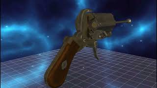 Pepperbox Lefaucheux Revolver [upl. by Yrrej]