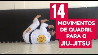 14 MOVIMENTOS DE QUADRIL PARA O JIUJITSU [upl. by Neelloj]