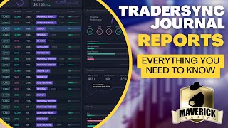 TraderSync Journal Forex Reports  Run meaningful reports [upl. by Leftwich]