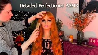 ASMR Perfecting You For A Dinner Party  Hair Brushing Hair Fixing Makeup JewelleryLint Rolling [upl. by Eudocia]