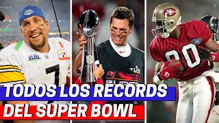 TODOS LOS RECORDS DEL SUPER BOWL [upl. by Airahs314]