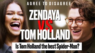 Tom Holland and Zendaya Argue Over The Internets Biggest Debates  Agree To Disagree  LADbible [upl. by Jamie]