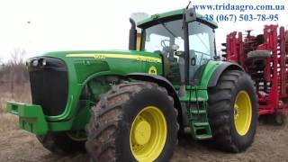 Обзор трактора John Deere 8520 2004 [upl. by Elakram77]