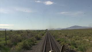 4K  Amtrak California Zephyr 5  Rear window view  Illinois to California Part 3 [upl. by Lenoj]