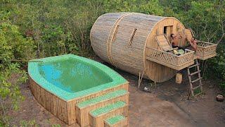 48Day Complete Most Modern Bamboo Villa With Bamboo Swimming Pools [upl. by Letnwahs]