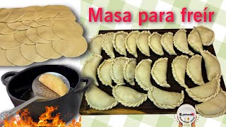 🔴Masa de EMPANADAS para FREIR 👉🏻 SIN ampollas y SEQUITAS ExperienciasR [upl. by Arbmat]