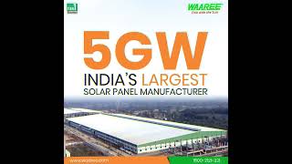 Indias Largest Solar panel Manufacturer [upl. by Ahsikym]