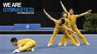 2012 Acrobatic Worlds  LAKE BUENA VISTA USA  Mens Group Final  We are Gymnastics [upl. by Carolyne]