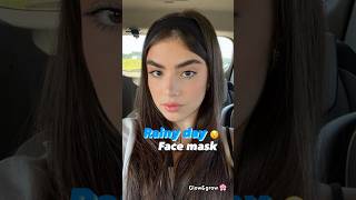 Face mask for rainy days 🌧️ skincare shots skincareroutine diy facemask [upl. by Shanly]