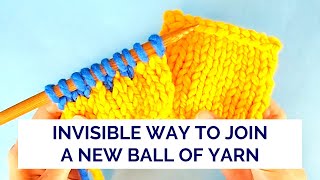 How to Join Yarn by Alternating Stitches  Quick Reference Video [upl. by Braynard269]