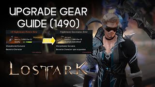 Guide Upgrade Gear Ke Ancient  Lost Ark [upl. by Dopp722]