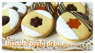 Biscotti occhio di bue [upl. by Lednew]