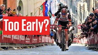 Can Tadej Pogacar Dominate Strade Bianche on Day 1 of 2024 [upl. by Gussi]