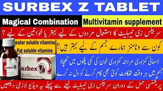 SURBEX Z tablet use in urdu  Surbex Z tablet for mens or womens  beat multivitamin for sperms [upl. by Aivin48]