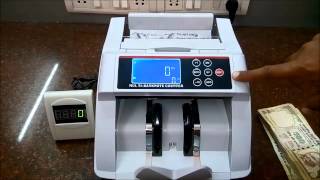 CURRENCY COUNTER with FAKE NOTE DETECTIONMoneyCashNote Counting Machine [upl. by Hitoshi]