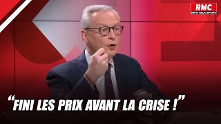 Inflation  Bruno Le Maire et la baisse des prix  Apolline Matin [upl. by Hallette484]