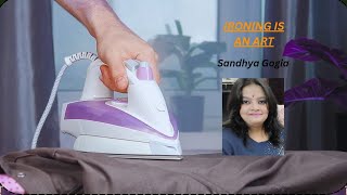 How to Iron Clothes👗👚👖especially for beginnersits an ART [upl. by Noyk171]