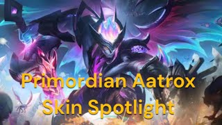 Primordian Aatrox Skin Spotlight  League of Legends [upl. by Blithe]