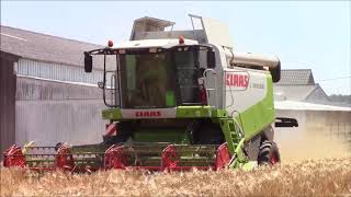 barley harvest claas lexion 540530  start harvest 2018 [upl. by Eselrahc]