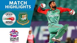 Bangladesh Comfortably Reach Super 10s  Bangladesh vs Oman  ICC Mens WT20 2016  Highlights [upl. by Elicia]