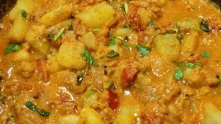 Aloo kurma recipe Alu kurma in telugu  potato Kurma ఇలాగా చేశారంటే అన్నం లోకి పూరి లోకి చపాతిలోకి [upl. by Anyak]