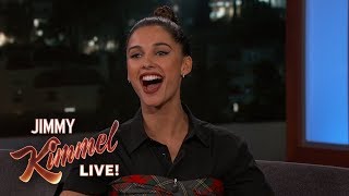 Naomi Scott on Aladdin Will Smith amp Shirtless David Beckham [upl. by Justen247]