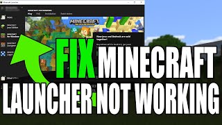 FIX Minecraft Launcher Not Working amp Not Opening [upl. by Aes497]